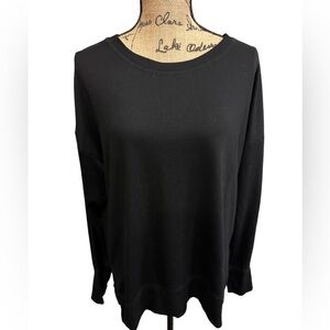 Danskin Active Long Sleeve Black Top - L